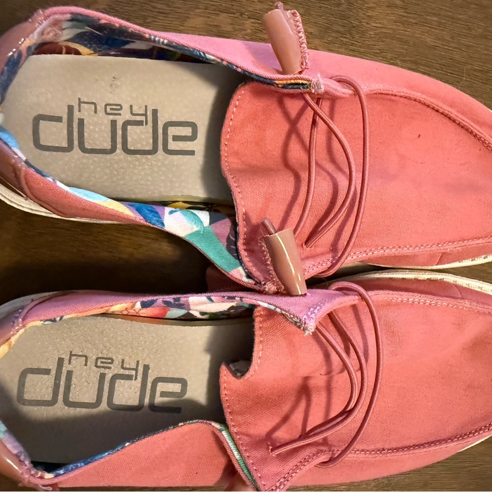 Hey Dude Women's Pink/Red Casual Shoes